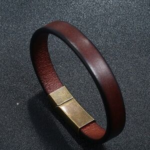 Mens Leather Bracelet